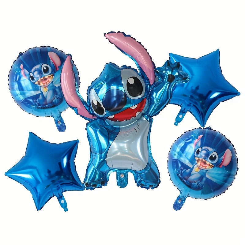 Stitch Balloon Set – 5 Pieces for a Magical Party
