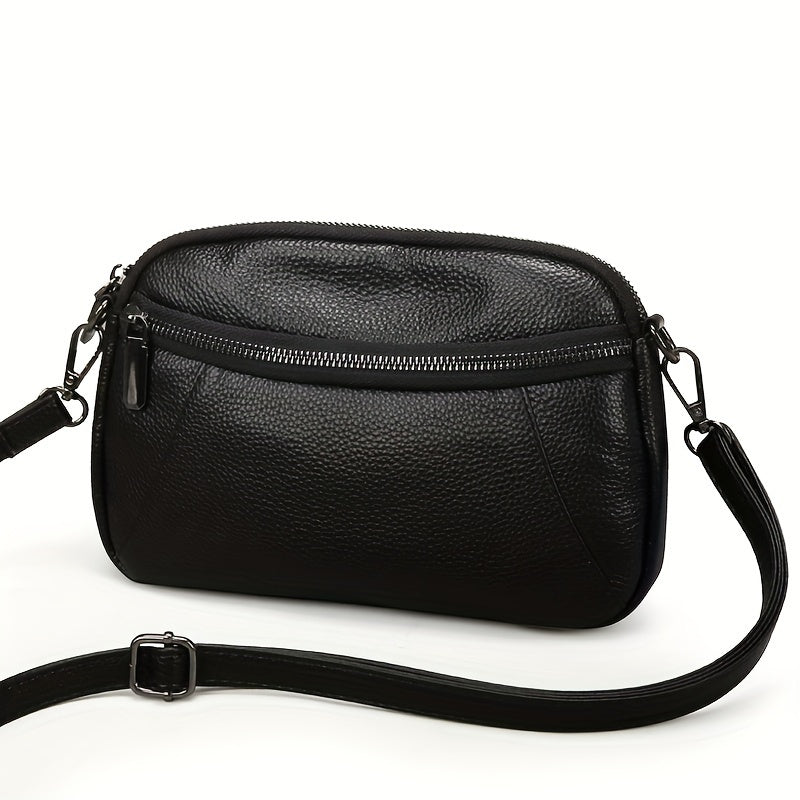 Classic Chic Leather Crossbody – Timeless and Functional