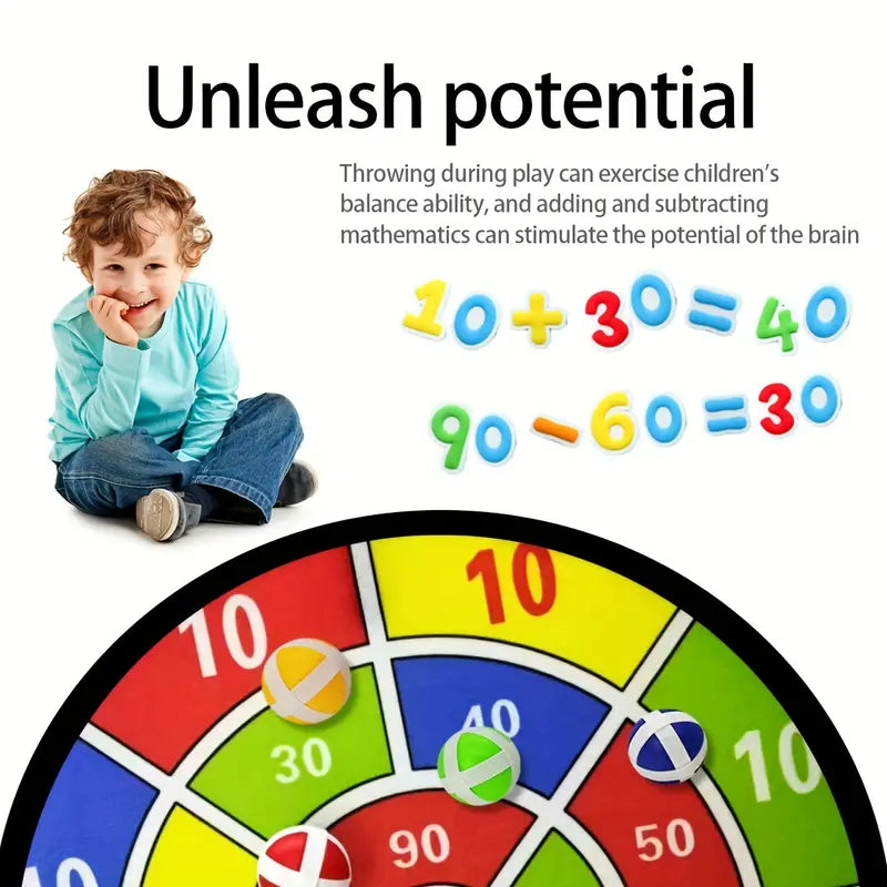 12-Piece Sticky Ball Dart Set – Fun Indoor & Outdoor Toy for the Whole Family