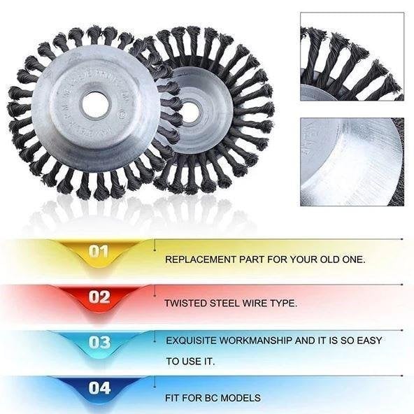 Steel Trimmer Blade for Weeds & Grass – WeedRazor