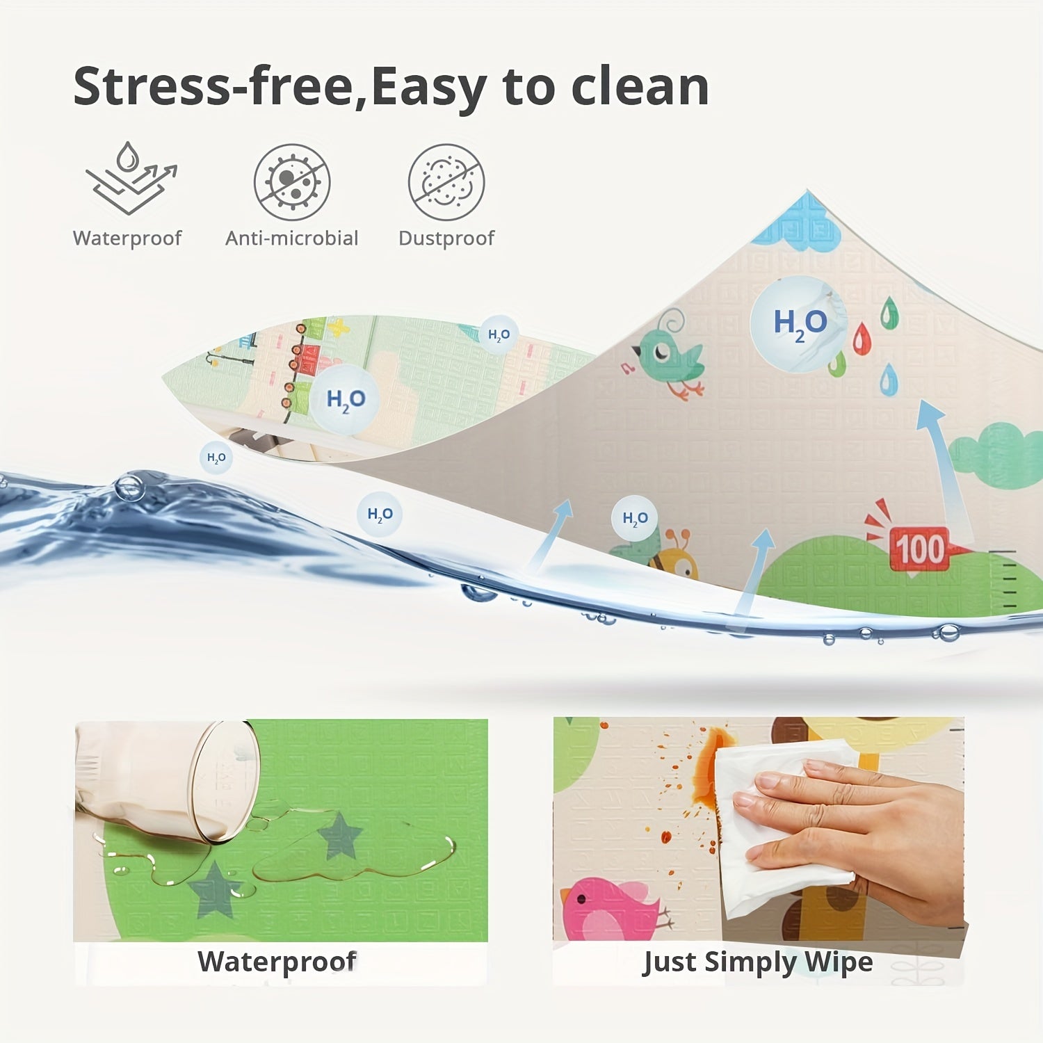 Educational Play Mat – Learn and Grow with Animals and Nature