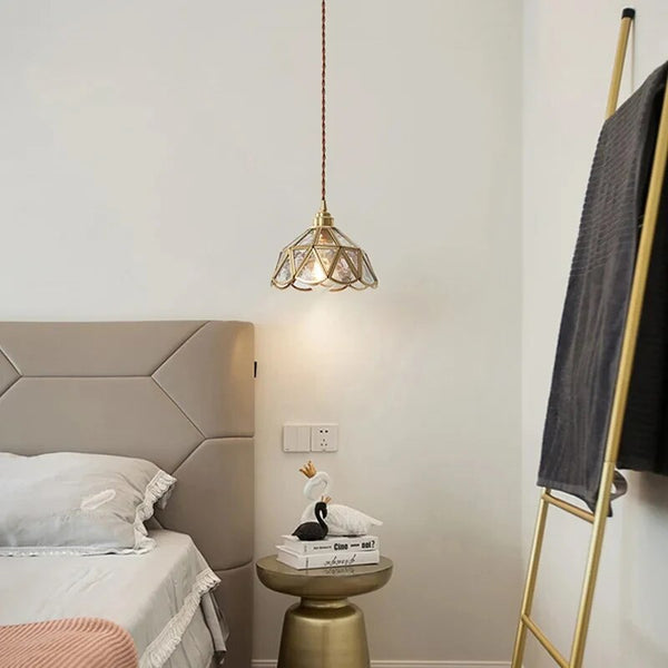 Classic Stained Glass Pendant Lamp | Vintage Stained Glass Pendant Lamp Brass Metal LED E27 110-240V Vibrant Colour Accents Timeless Vintage Style Elegant Finish Lighting 5-10m²