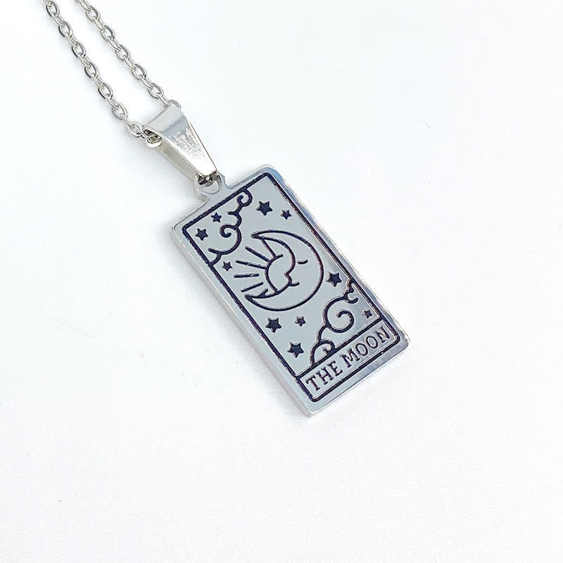 Vintage Tarot Card Luck Pendant – Seraphina