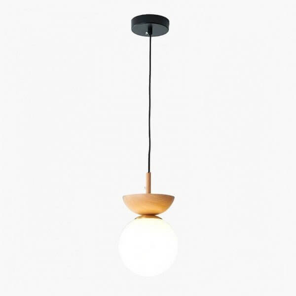 Scandinavian Pendant Light - Wood Design