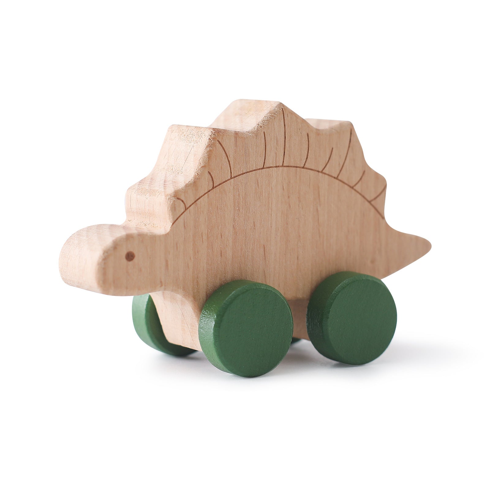 Wooden Dinosaur with Wheels for Children – Buy 1, Get 1 Free Promotion