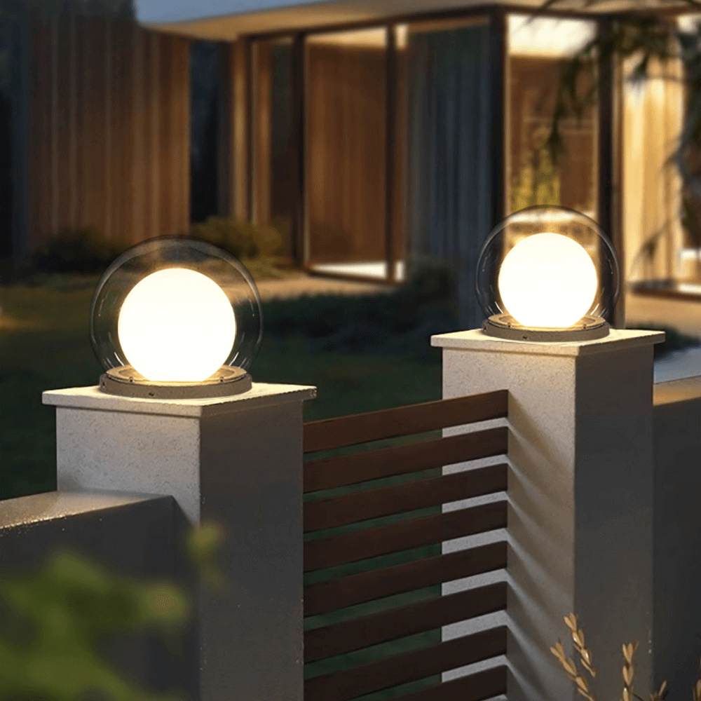 Modern Outdoor Post Lamp - Stylish Garden Lighting
