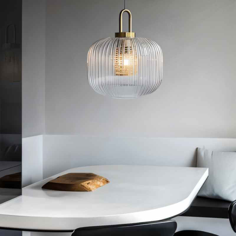 Pendant Light with Glass Shade - Atmospheric Lighting