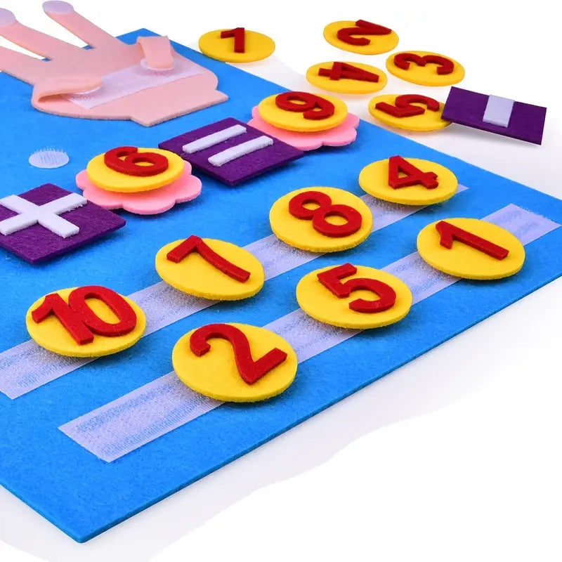 Felt Counting Game for Children – Educational Toy for Early Development