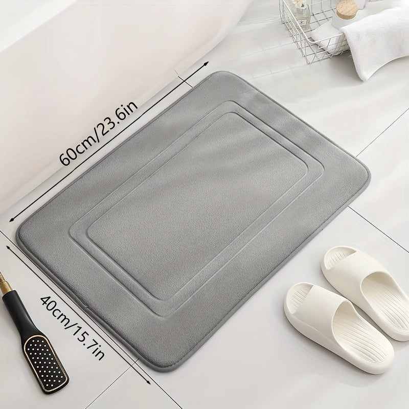 Memory Foam Bath Mat – Soft, Absorbent and Quick-Drying