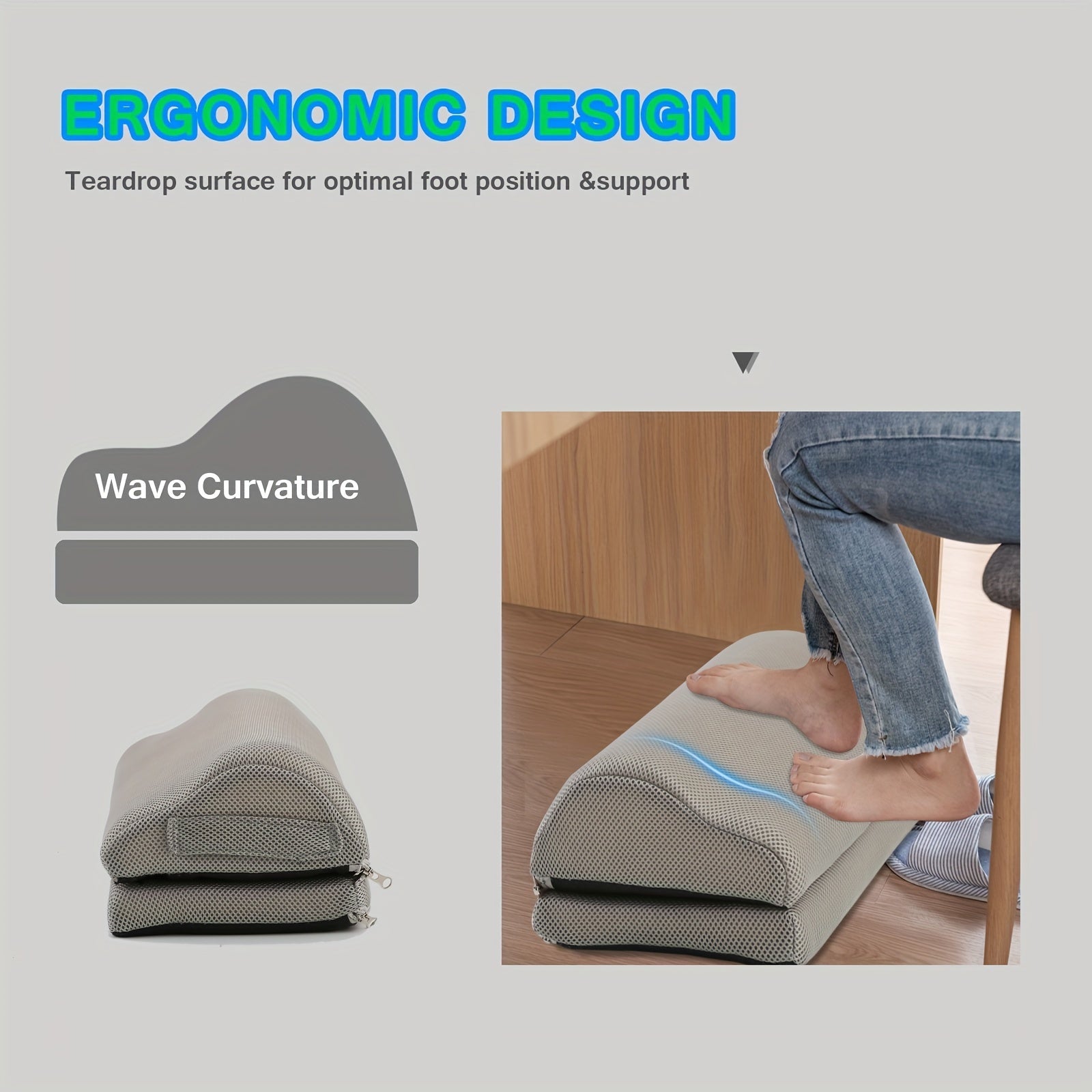 ErgoFoam Footrest – Relaxation and Support for Every Workspace