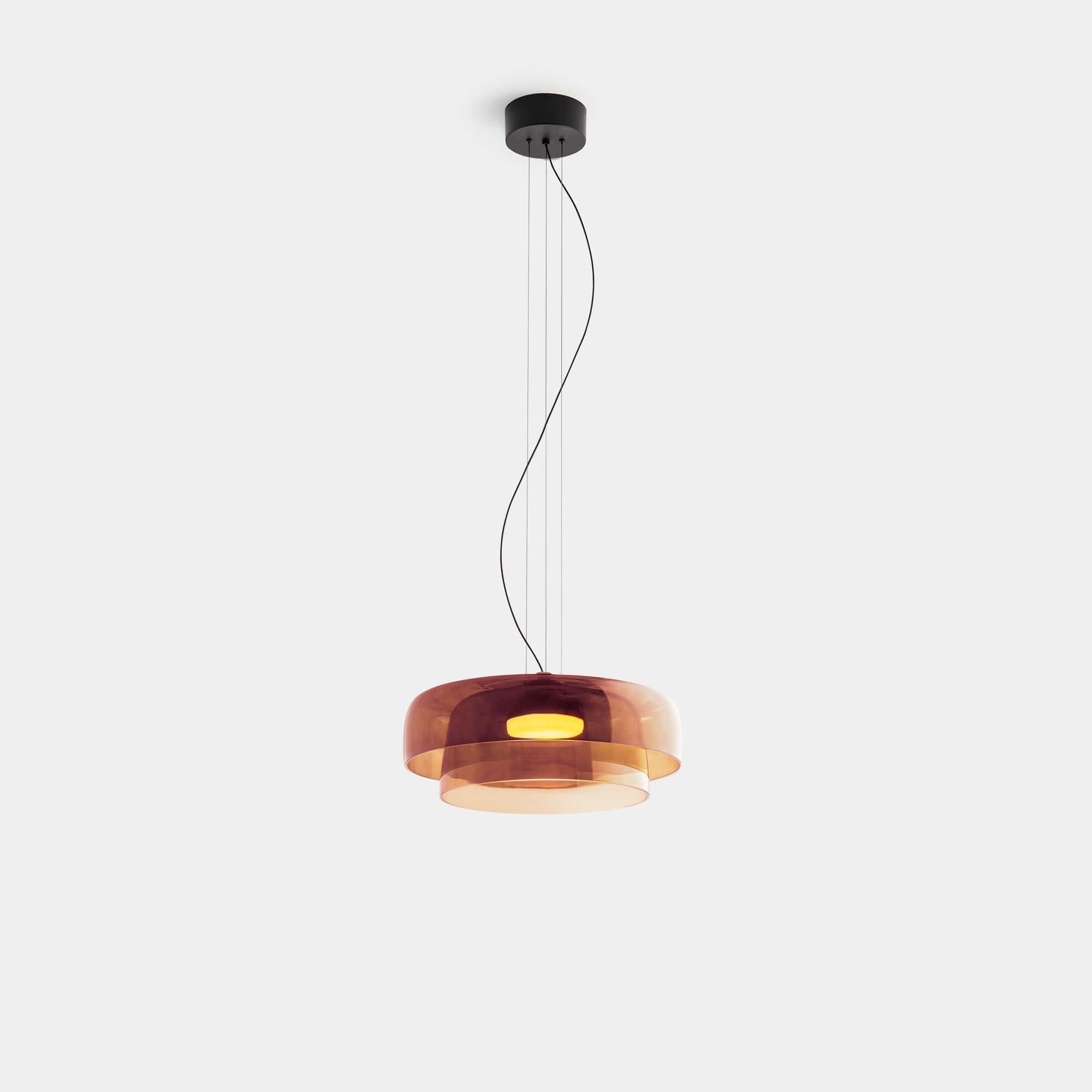 Norwegian Glass Pendant Lamp - Unique Design