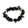 Stylish Bracelet Made of Natural Stones and Crystal Beads - Celine