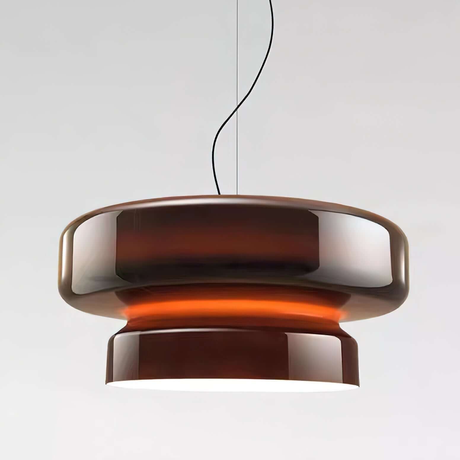 Bohemian Style Pendant Light - Glass & Metal LED