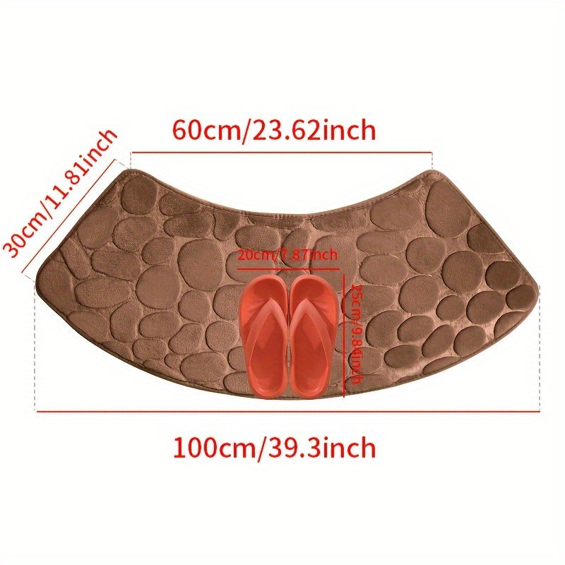 Cobblestone Bath Mat - For Comfortable Bathing Experiences