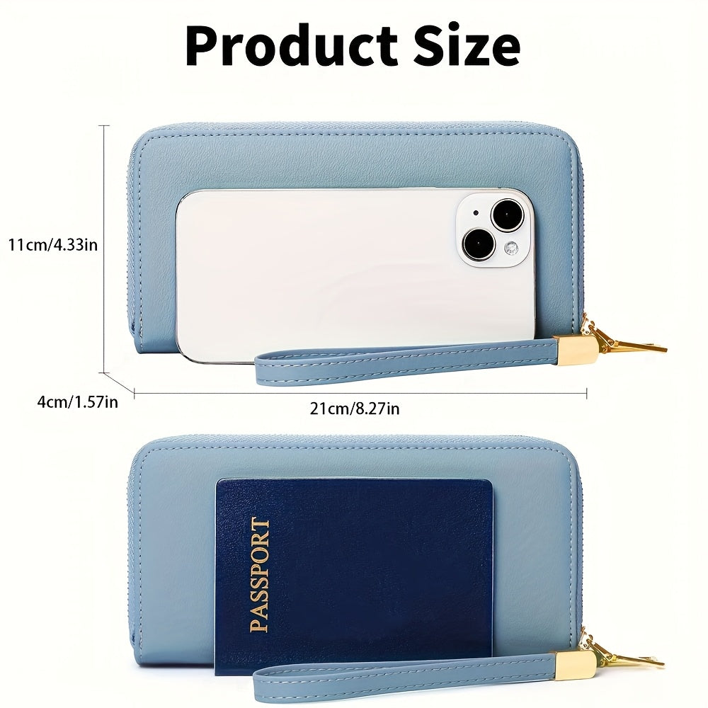 SecureHold Long Wallet – RFID-Safe and Functional