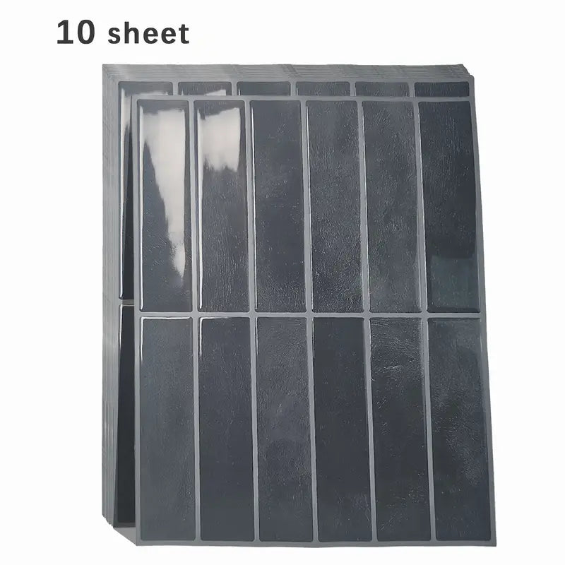 FlexiTile – 3D Self-Adhesive Wall Tiles (5/10/30 pieces) – Heat Resistant for Kitchen and Bathroom