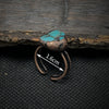 Natural Raw Stone Birth Ring – Selina