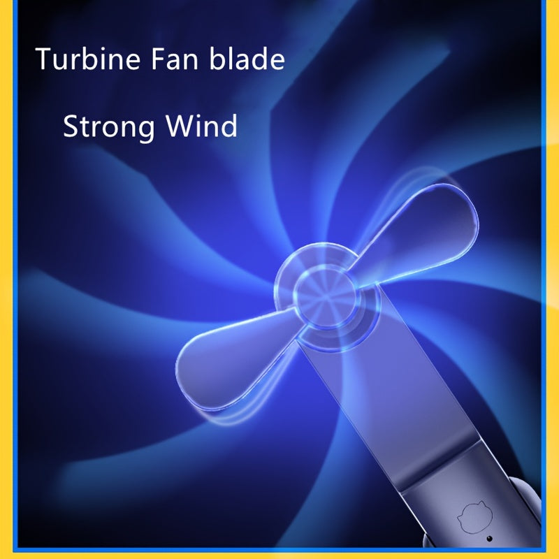 Portable Fan with Power Bank - Quiet and Efficient for On-the-Go