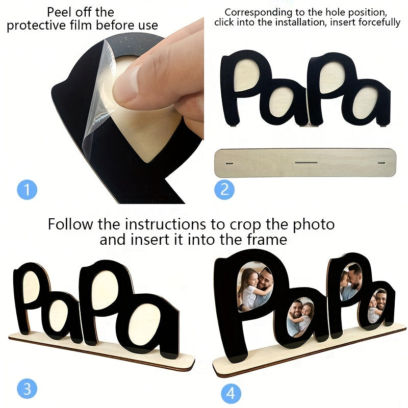 Father's Day Gift Dad Photo Frame – For Cherished Memories