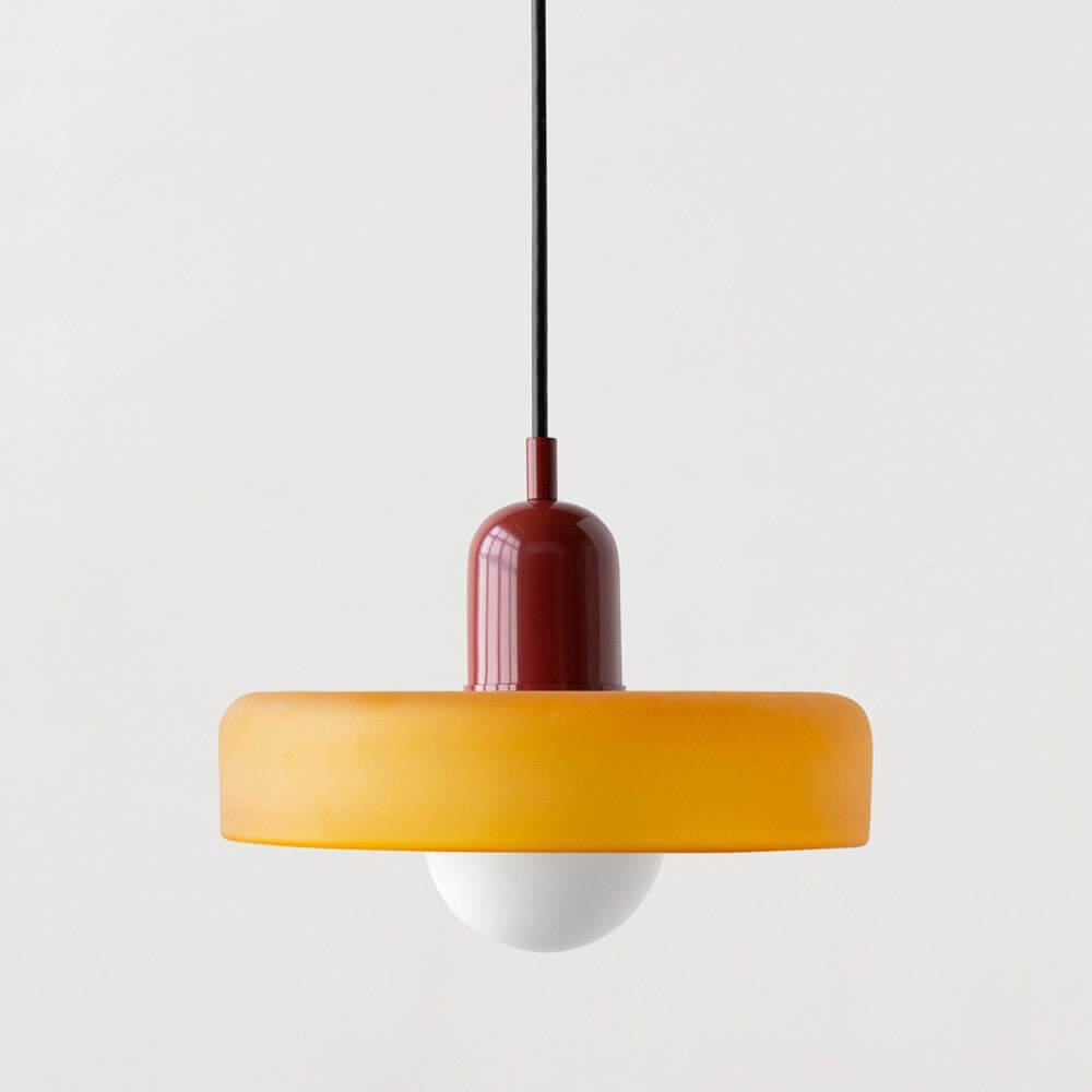 Colourful Glass Pendant Lamp - Modern Design