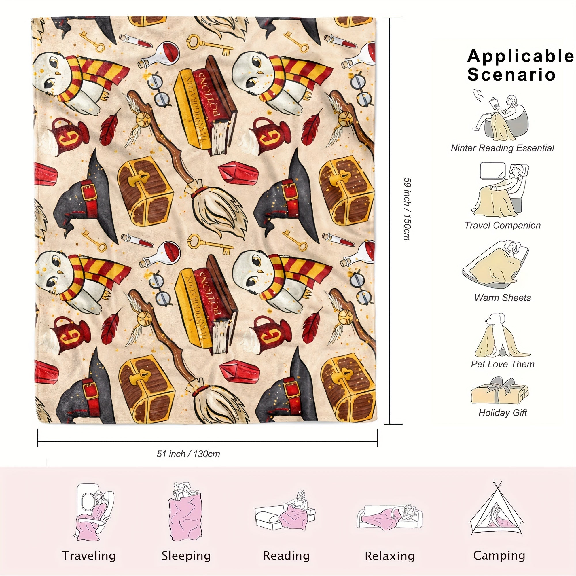 Magical Harry Potter Blankets – For an Enchanting Atmosphere in Your Home