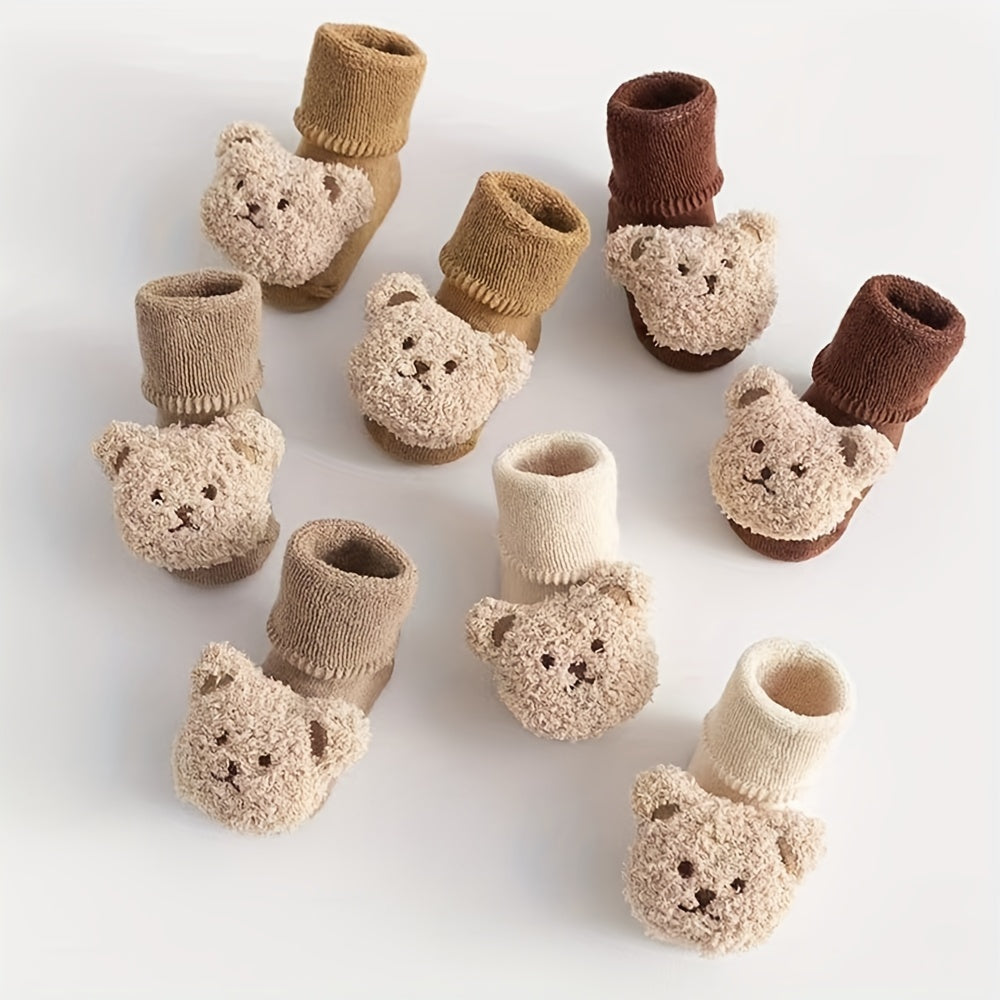 Tessa Cute Bear Slippers for Children - For Warmth and Fun