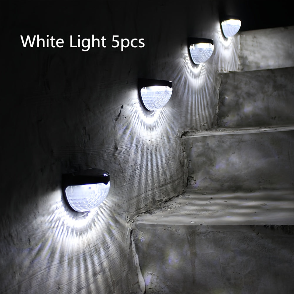 SolarGlow Half-Round LED Fence Lighting – Elegant and Durable