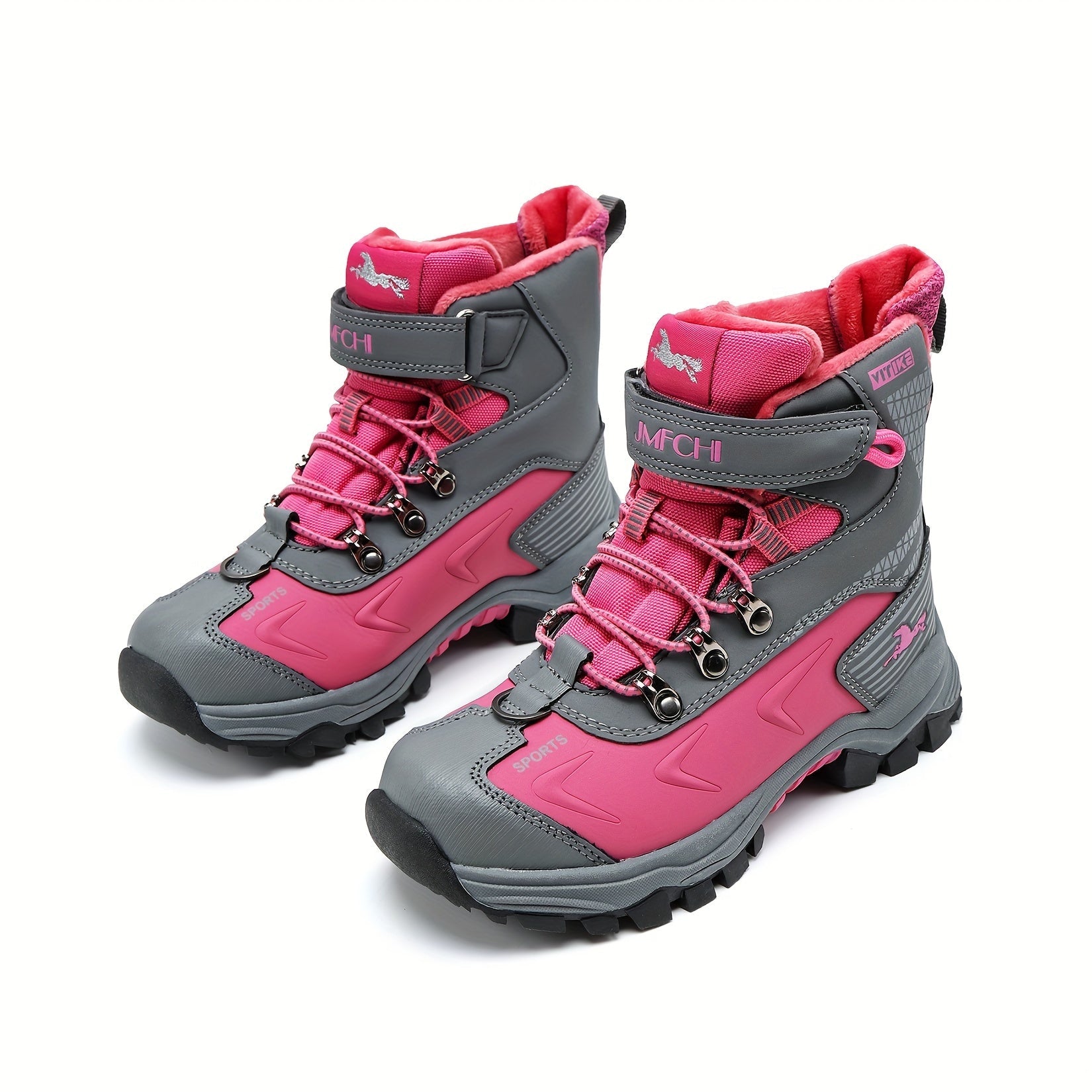 Ladies High-Top Snow Boots – Non-Slip Walking Shoes with Warm Lining