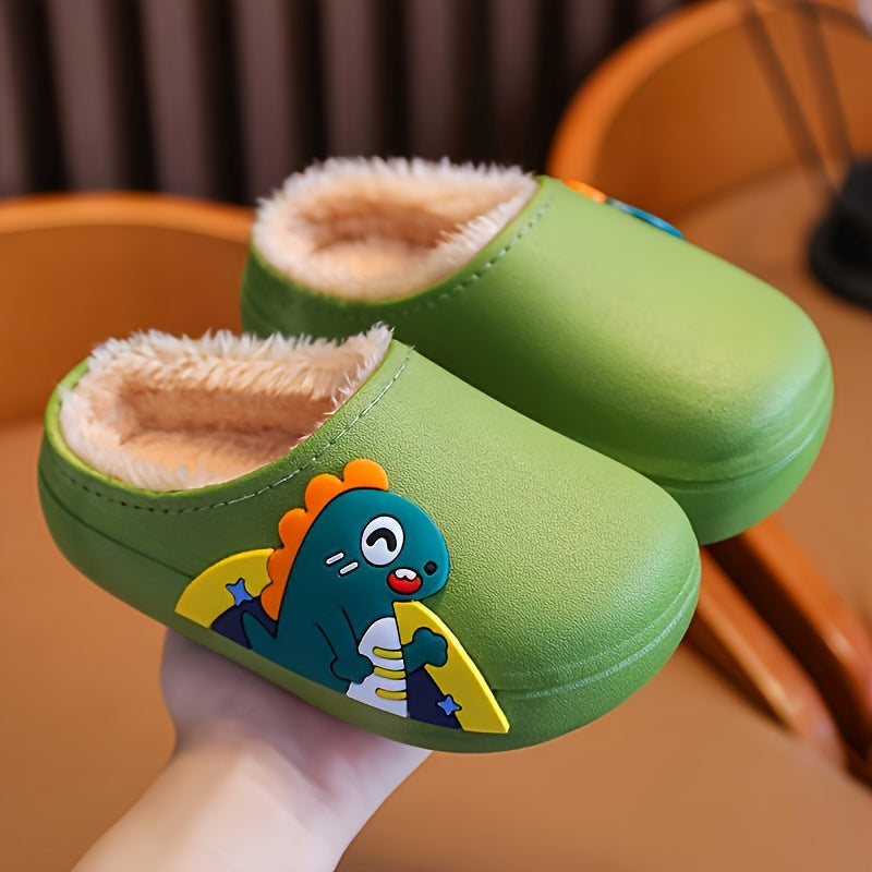 Cute Dino Slippers for Babies - Warm and Comfortable