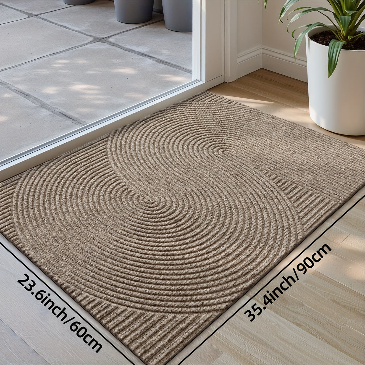 Dajiang Geometric Door Mat – Durable and Elegant