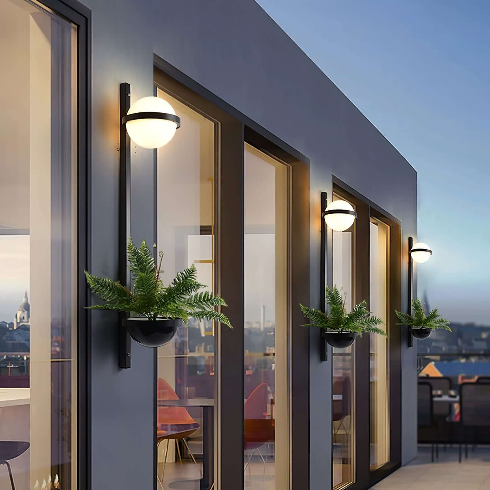 Modern Outdoor Wall Light - Waterproof