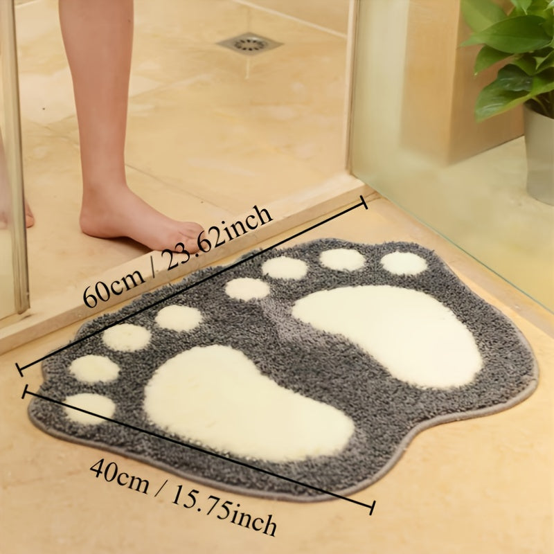 Foot-Shaped Bath Mat - Comfortable and Safe for Your Bathroom