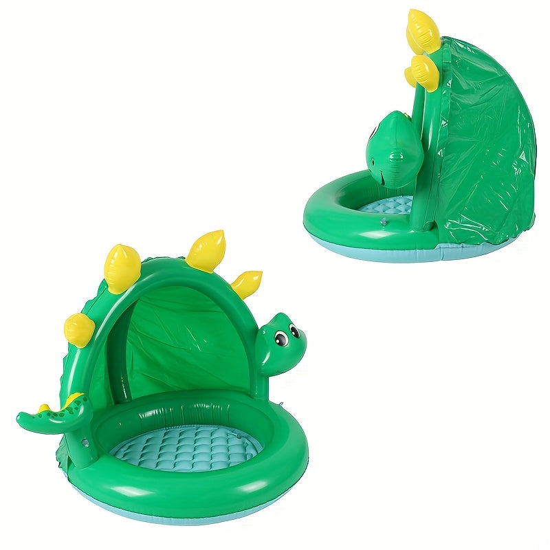 Inflatable Dinosaur Pool for Babies – With Sunshade & Playful Design