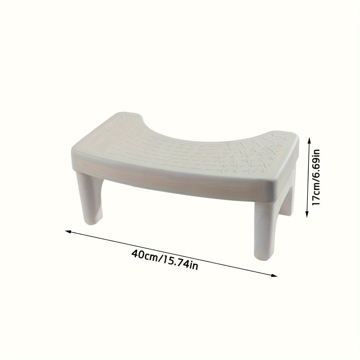 Practical Toilet Stackable Stool - For Improved Sitting Posture