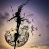 EnchantaLuxe Garden Fairy Stake | Handcrafted magical metal garden decor for enchanting outdoor spaces