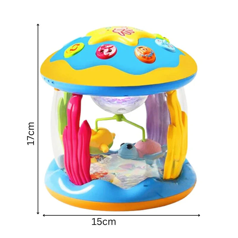 GlowBeat - Magical Light and Sound Drum for Babies