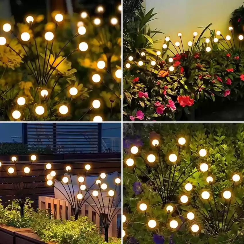 FireFlies | atmospheric LED garden lighting | Solar-powered garden lamps outdoor lighting automatic LED lights weather-resistant energy-efficient easy to install safe outdoor lamps aesthetically pleasing for garden and balcony