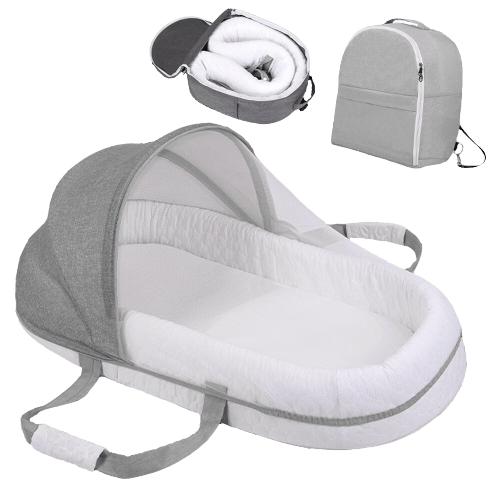 Foldable & Portable Baby Nest with Mosquito Net – Sleep Island Cosina