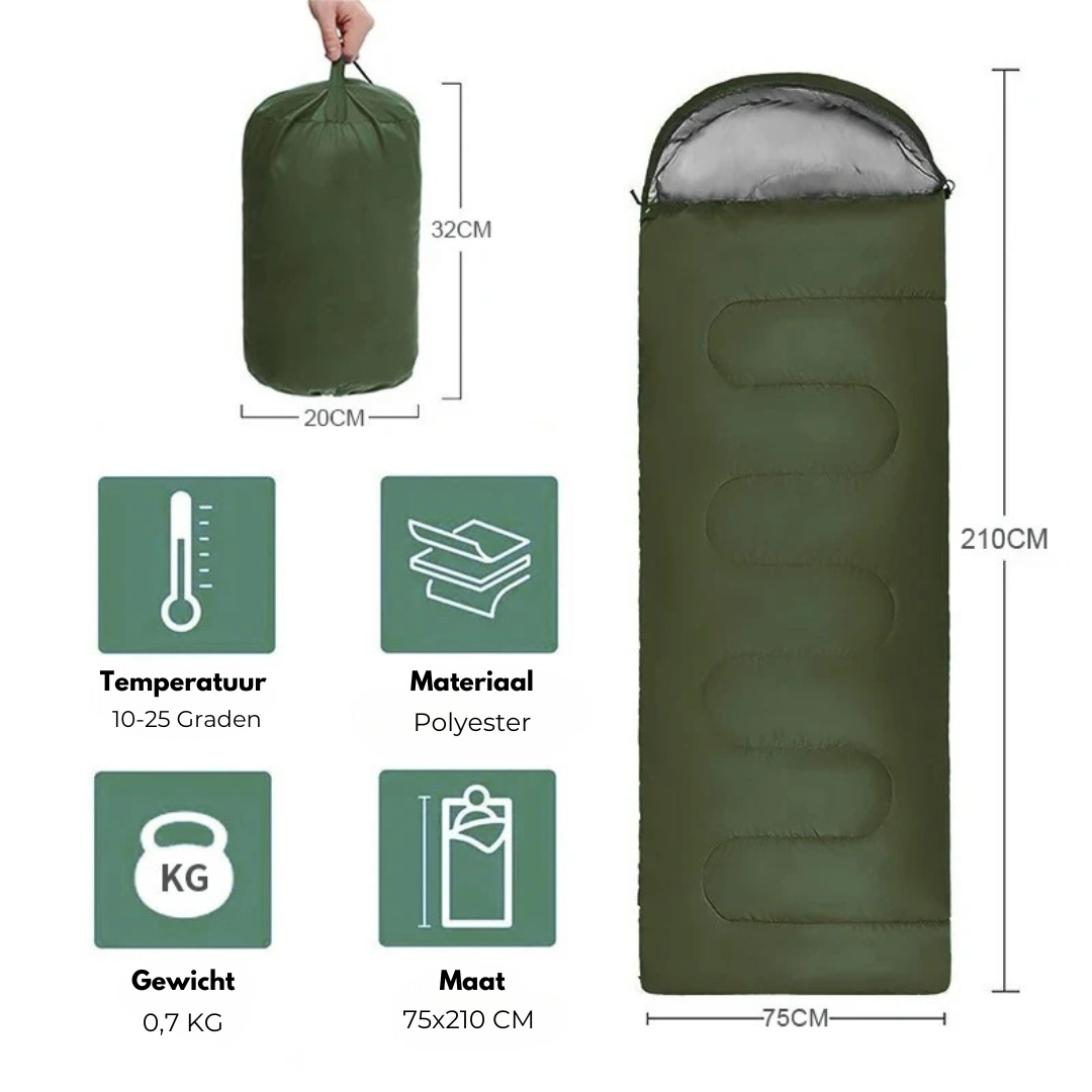 Outdoor Sleeping Bag for Cold Nights - AdventureSleeper