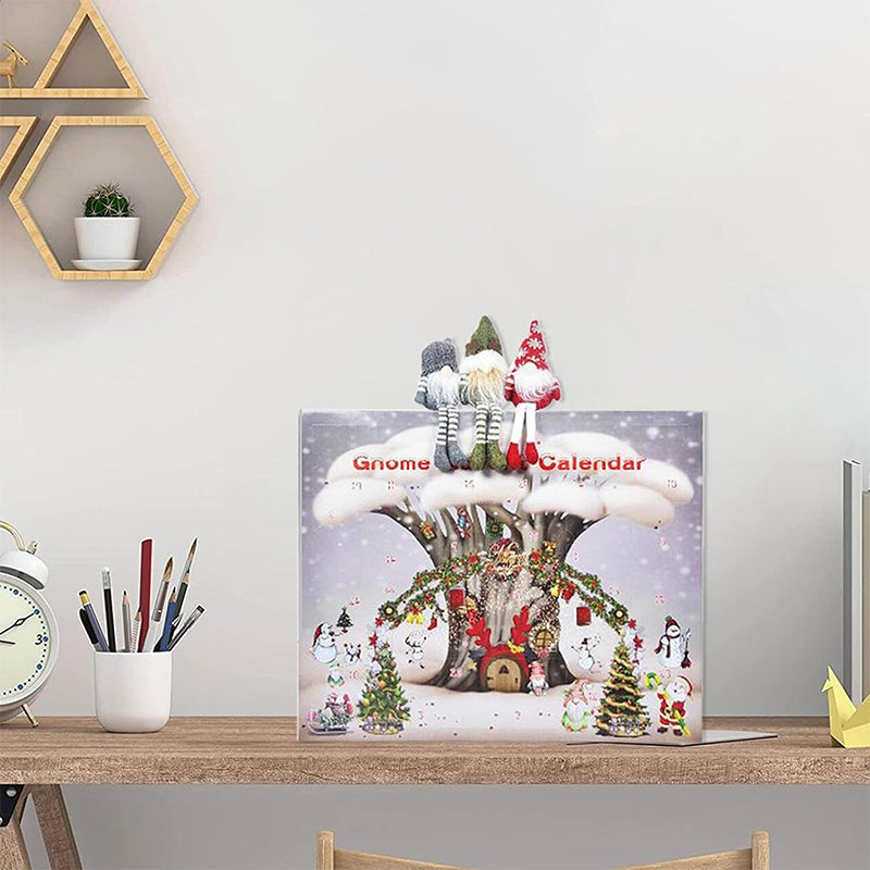FestiviChic Gnome Countdown Calendar | Premium Advent Calendar for Holiday Décor