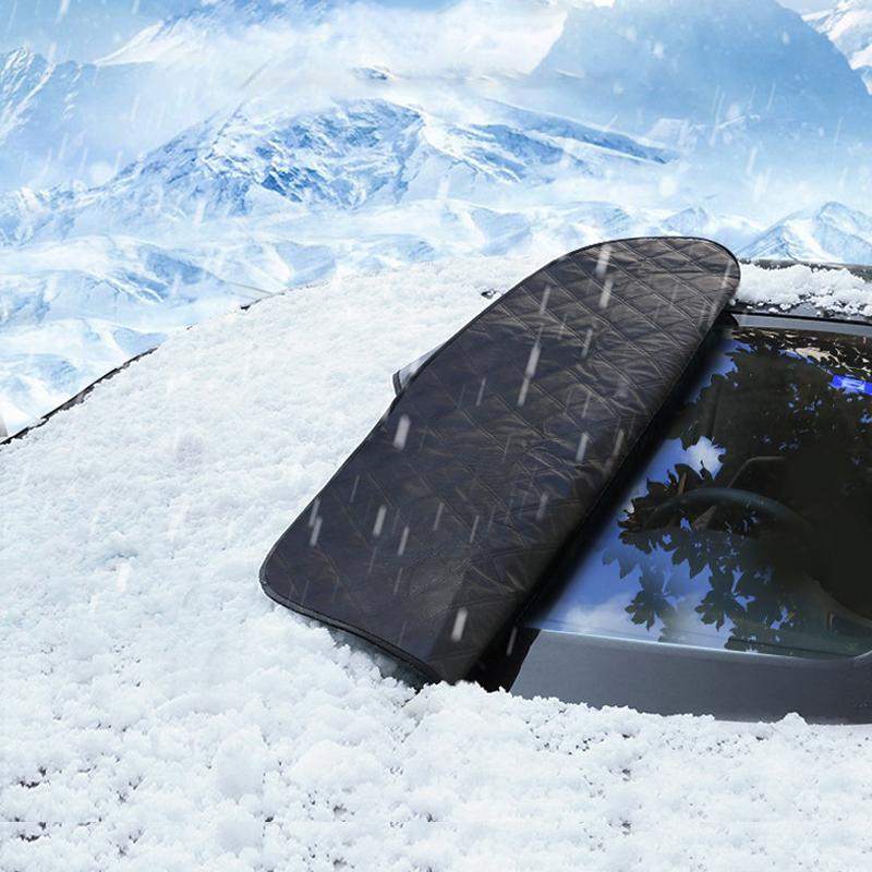 SnowArmor Premium Frost Protector | Weatherproof Magnetic Car Windshield and Mirror Cover