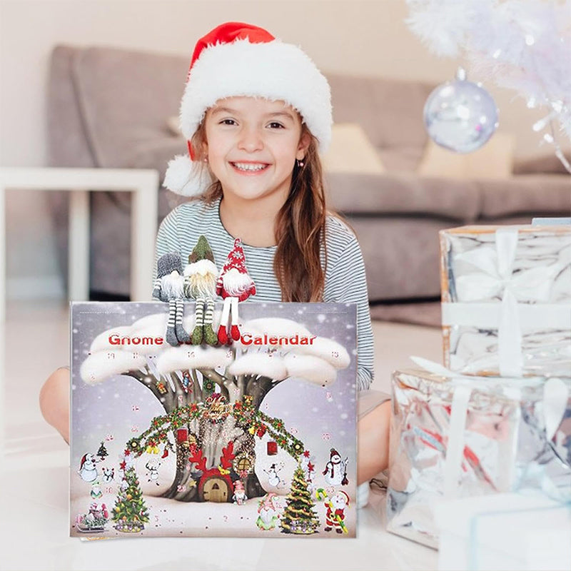 FestiviChic Gnome Countdown Calendar | Premium Advent Calendar for Holiday Décor