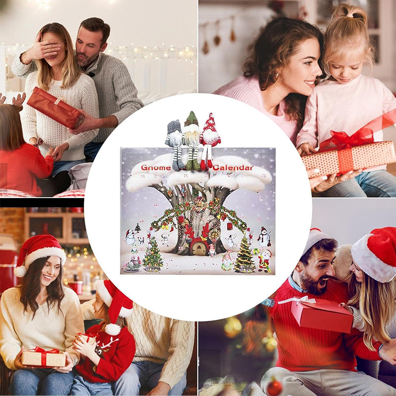 FestiviChic Gnome Countdown Calendar | Premium Advent Calendar for Holiday Décor