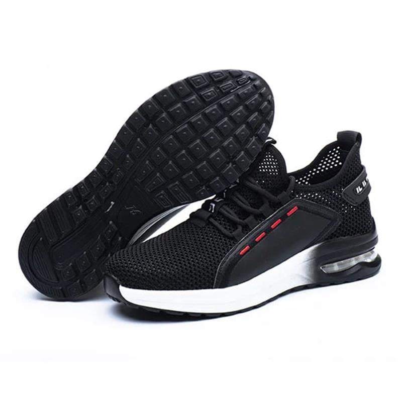 Ultra-lightweight, breathable, slip-resistant work shoes with steel toe cap