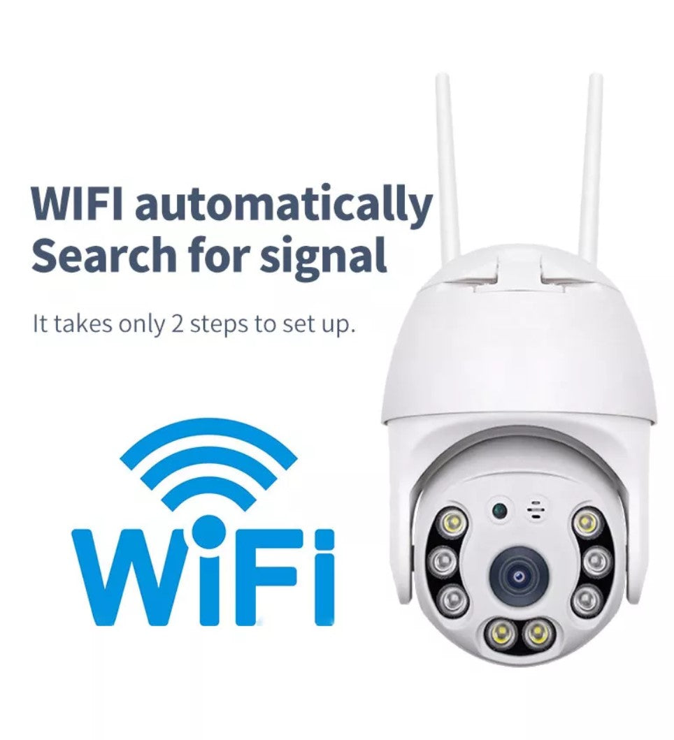Wireless Outdoor Surveillance Camera with WiFi – SecureView 360