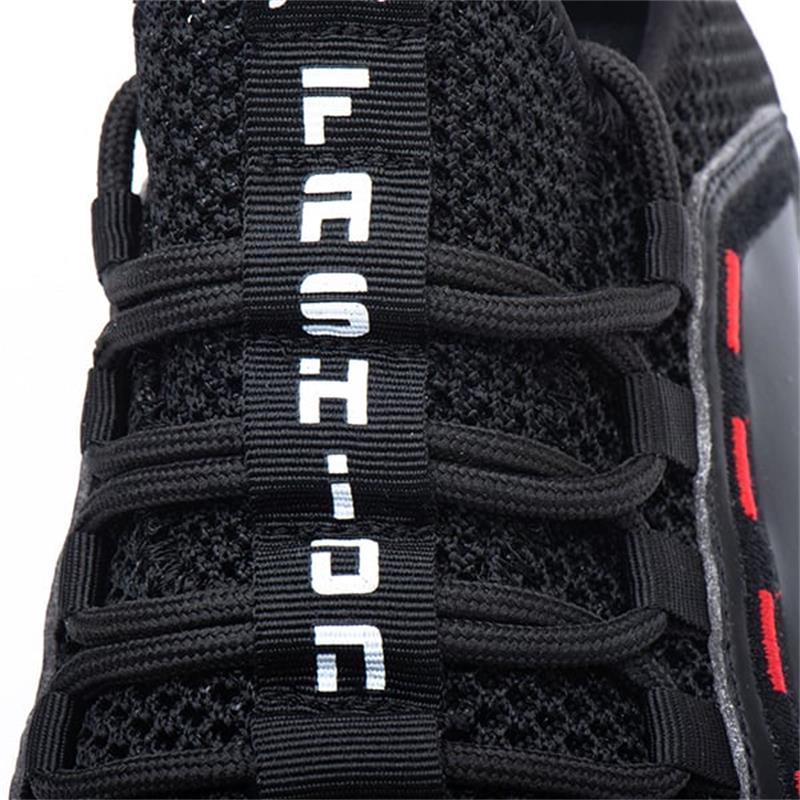 Ultra-lightweight, breathable, slip-resistant work shoes with steel toe cap