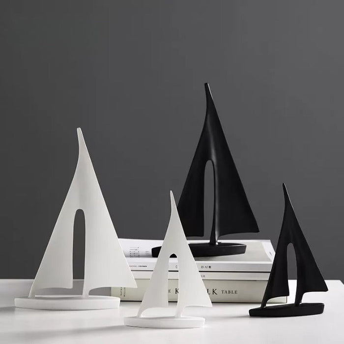 Mariner Sailboat Sculpture – Elegant Maritime Decoration for Your Interior