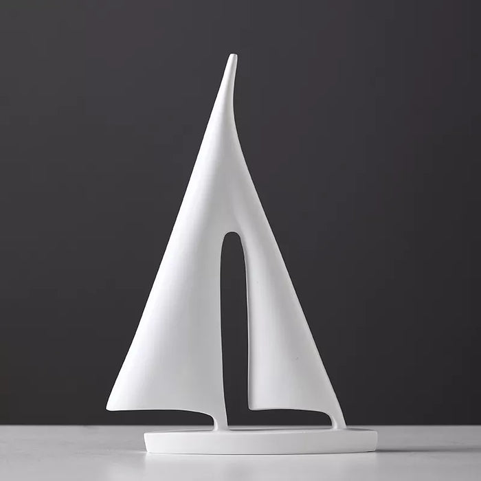 Mariner Sailboat Sculpture – Elegant Maritime Decoration for Your Interior