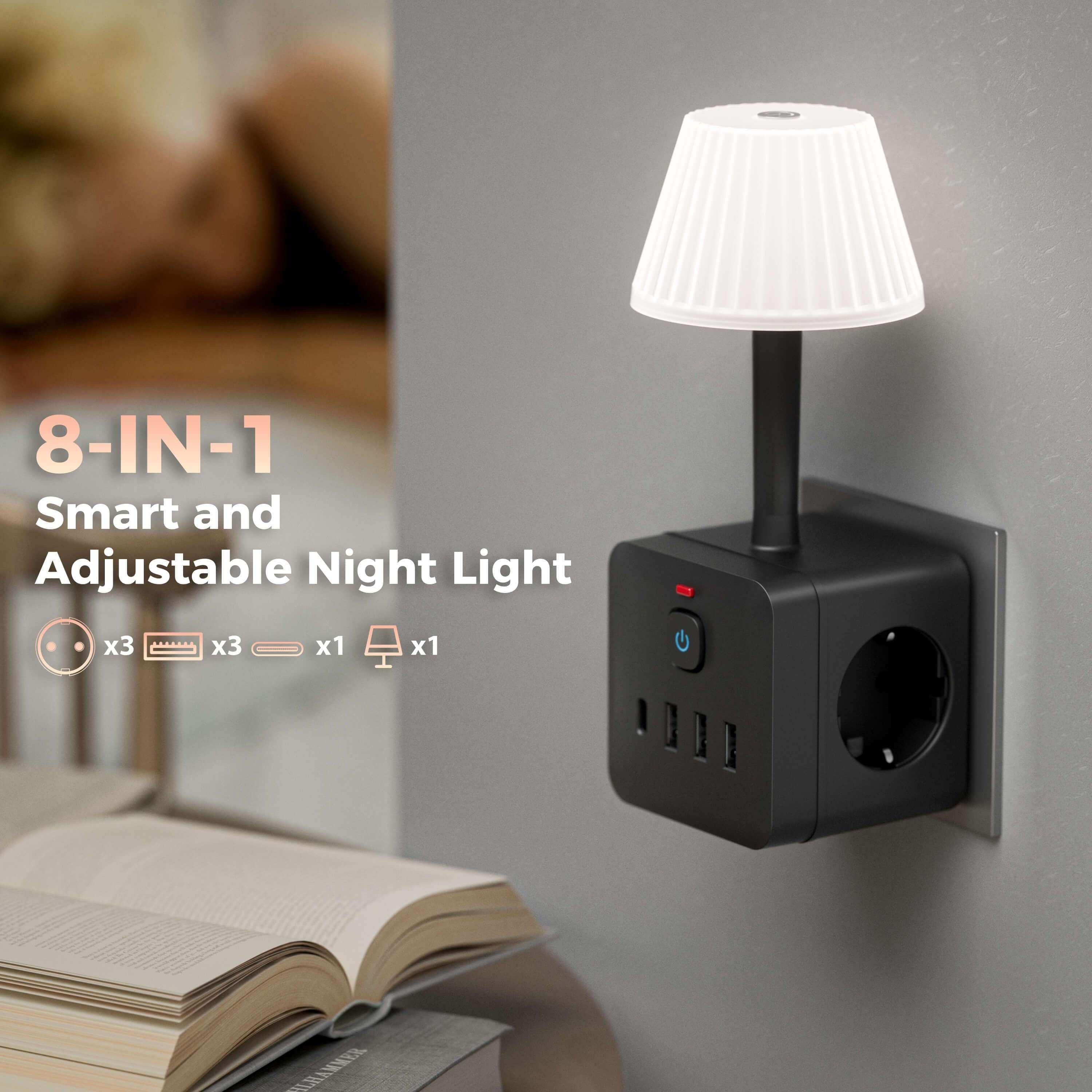 Smart 8-in-1 Night Light - For Smart Solutions and Lighting