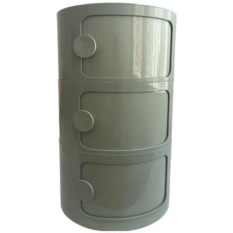 LumiStack Acrylic Bedside Table – Modern and Practical Storage